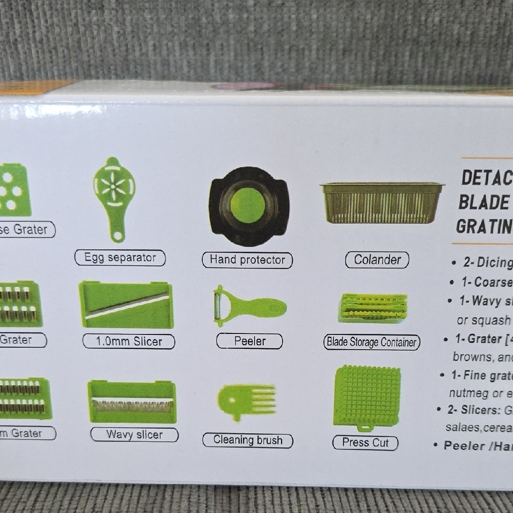 Kitchen Ideas 16 Pcs Veggie Slicer - Picture 7 of 12